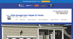 Desktop Screenshot of garagedoorrepairelmonte.us